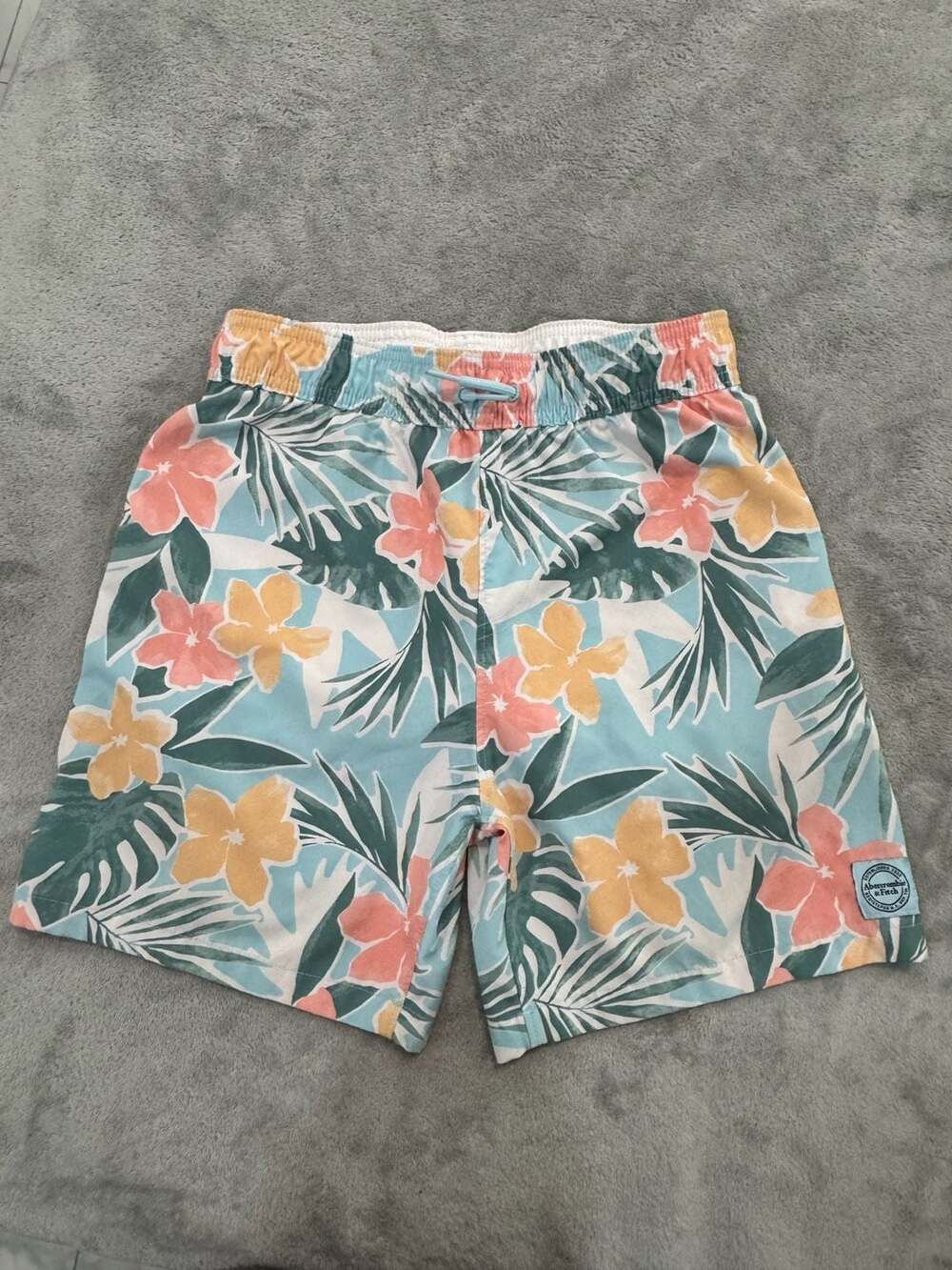 abercrombie kids Floral Tropical Swim Trunks Size 11/12